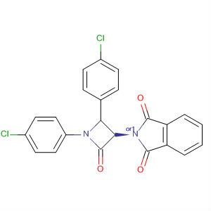 1H-Isoindole-1,3(2H)-dione,2-[1,2-bis(4-chlorophenyl)-4-oxo-3-azetidinyl]-, trans-