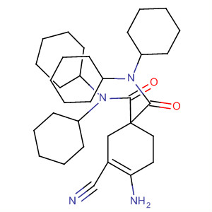 3-Cyclohexene-1,1-dicarboxamide,4-amino-3-cyano-N,N,N',N'-tetracyclohexyl-