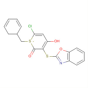 2H-1-Benzothiopyran-2-one, 3-(2-benzoxazolylthio)-6-chloro-4-hydroxy-