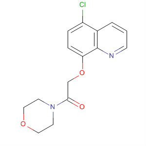 Morpholine, 4-[[(5-chloro-8-quinolinyl)oxy]acetyl]-