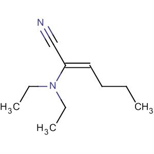 2-Hexenenitrile, 2-(diethylamino)-, (Z)-