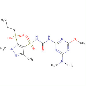 1H-Pyrazole-4-sulfonamide,N-[[[4-(dimethylamino)-6-methoxy-1,3,5-triazin-2-yl]amino]carbonyl]-1,3-dimethyl-5-(propylsulfonyl)-