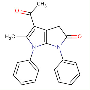 Pyrrolo[2,3-b]pyrrol-2(1H)-one,4-acetyl-3,6-dihydro-5-methyl-1,6-diphenyl-