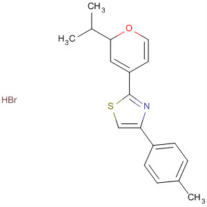 Thiazole,4-(4-methylphenyl)-2-[tetrahydro-2-(1-methylethyl)-2H-pyran-4-yl]-,hydrobromide