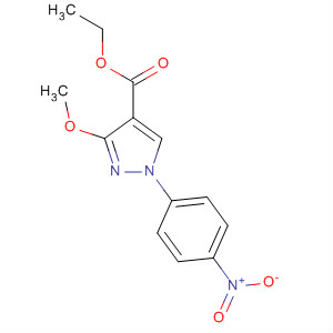 1H-Pyrazole-4-carboxylic acid, 3-methoxy-1-(4-nitrophenyl)-, ethyl ester