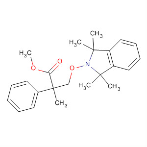 Benzeneacetic acid,a-[[(1,3-dihydro-1,1,3,3-tetramethyl-2H-isoindol-2-yl)oxy]methyl]-a-methyl-, methyl ester