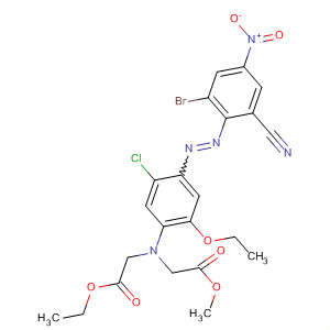 Glycine,N-[4-[(2-bromo-6-cyano-4-nitrophenyl)azo]-5-chloro-2-ethoxyphenyl]-N-(2-ethoxy-2-oxoethyl)-, methyl ester
