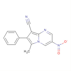 Pyrrolo[1,2-a]pyrimidine-8-carbonitrile, 6-methyl-3-nitro-7-phenyl-