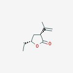 2(3H)-Furanone, 5-ethyldihydro-3-(1-methylethenyl)-, cis-