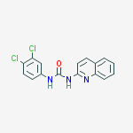 Urea, N-(3,4-dichlorophenyl)-N'-2-quinolinyl-