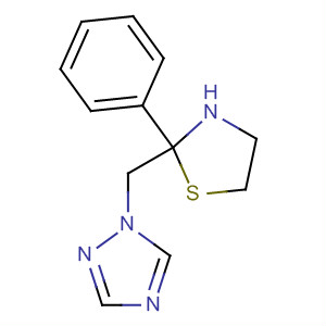 1H-1,2,4-Triazole, 1-[(2-phenyl-2-thiazolidinyl)methyl]-