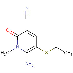 3-Pyridinecarbonitrile,6-amino-5-(ethylthio)-1,2-dihydro-1-methyl-2-oxo-