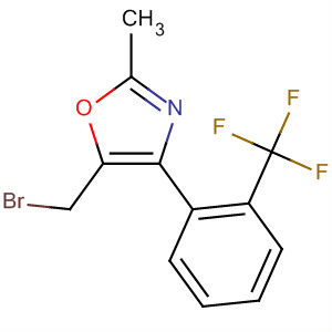 Oxazole, 5-(bromomethyl)-2-methyl-4-[2-(trifluoromethyl)phenyl]-