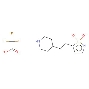 Piperidine, 4-[2-(1,1-dioxido-5-isothiazolidinyl)ethyl]-,mono(trifluoroacetate)