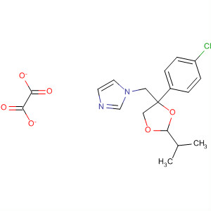1H-Imidazole,1-[[4-(4-chlorophenyl)-2-(1-methylethyl)-1,3-dioxolan-4-yl]methyl]-,ethanedioate (1:1)
