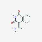 (4z)-4-(1-aminoethylidene)-2-methyl-5,6,7,8-tetrahydroisoquinoline-1,3-dione