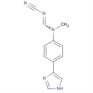 Methanimidamide, N'-cyano-N-[4-(1H-imidazol-4-yl)phenyl]-N-methyl-
