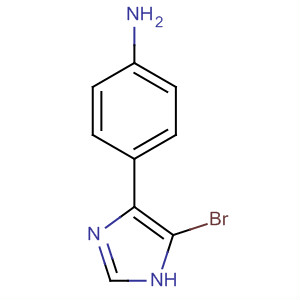Benzenamine, 4-(5-bromo-1H-imidazol-4-yl)-