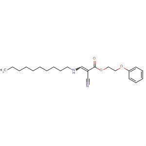 2-Propenoic acid, 2-cyano-3-(decylamino)-, 2-phenoxyethyl ester