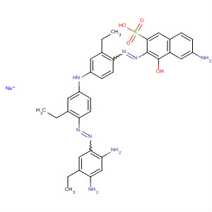 2-Naphthalenesulfonic acid,6-amino-3-[[4-[[4-[(2,4-diamino-5-ethylphenyl)azo]-3-ethylphenyl]amino]-2-ethylphenyl]azo]-4-hydroxy-, monosodium salt
