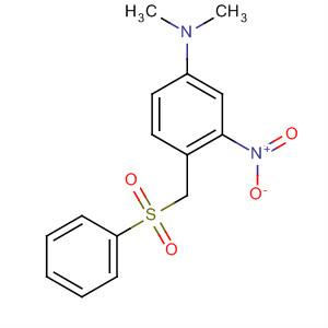 Benzenamine, N,N-dimethyl-3-nitro-4-[(phenylsulfonyl)methyl]-