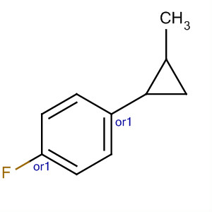 Benzene, 1-fluoro-4-(2-methylcyclopropyl)-, trans-