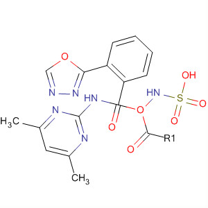 Sulfamic acid, [[(4,6-dimethyl-2-pyrimidinyl)amino]carbonyl]-,2-(1,3,4-oxadiazol-2-yl)phenyl ester