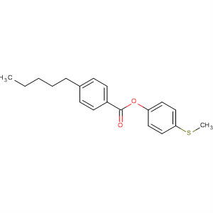 Benzoic acid, 4-pentyl-, 4-(methylthio)phenyl ester