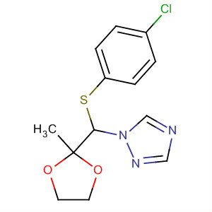 1H-1,2,4-Triazole,1-[[(4-chlorophenyl)thio](2-methyl-1,3-dioxolan-2-yl)methyl]-