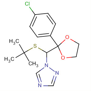 1H-1,2,4-Triazole,1-[[2-(4-chlorophenyl)-1,3-dioxolan-2-yl][(1,1-dimethylethyl)thio]methyl]-