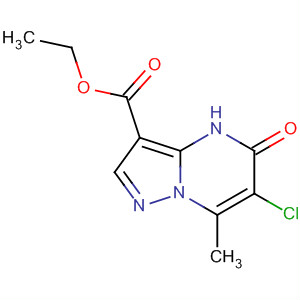 Pyrazolo[1,5-a]pyrimidine-3-carboxylic acid,6-chloro-4,5-dihydro-7-methyl-5-oxo-, ethyl ester