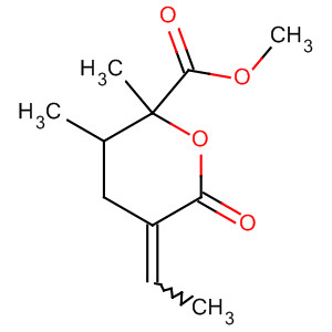 2H-Pyran-2-carboxylic acid,5-ethylidenetetrahydro-2,3-dimethyl-6-oxo-, methyl ester, (2a,3b,5Z)-