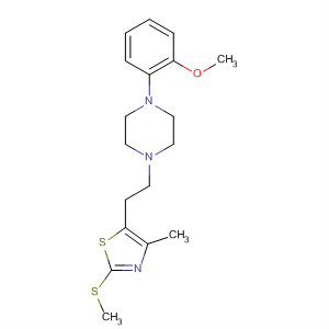 Piperazine,1-(2-methoxyphenyl)-4-[2-[4-methyl-2-(methylthio)-5-thiazolyl]ethyl]-