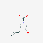 Tert-butyl 3-hydroxy-4-prop-2-enylpyrrolidine-1-carboxylate