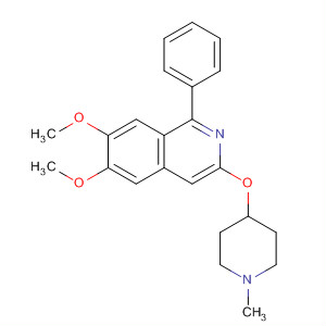 Isoquinoline, 6,7-dimethoxy-3-[(1-methyl-4-piperidinyl)oxy]-1-phenyl-
