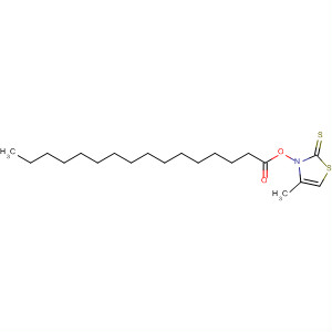 2(3H)-Thiazolethione, 4-methyl-3-[(1-oxohexadecyl)oxy]-