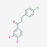 3-(4-CHLOROPHENYL)-3,4-DIFLUOROPROPIOPHENONE