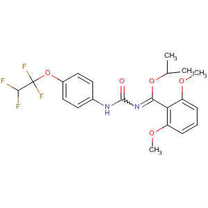 Benzenecarboximidic acid,2,6-dimethoxy-N-[[[4-(1,1,2,2-tetrafluoroethoxy)phenyl]amino]carbonyl]-,1-methylethyl ester