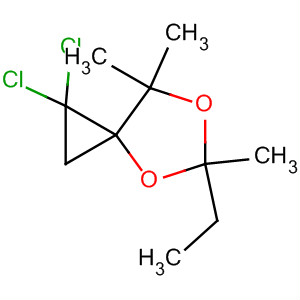 4,6-Dioxaspiro[2.4]heptane, 1,1-dichloro-5-ethyl-5,7,7-trimethyl-