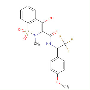 2H-1,2-Benzothiazine-3-carboxamide,4-hydroxy-2-methyl-N-[2,2,2-trifluoro-1-(4-methoxyphenyl)ethyl]-,1,1-dioxide