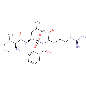 L-Leucinamide,N-benzoyl-L-isoleucyl-N-[4-[(aminoiminomethyl)amino]-1-formylbutyl]-,(S)-