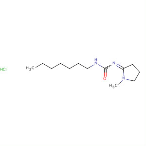 Urea, heptyl(1-methyl-2-pyrrolidinylidene)-, monohydrochloride