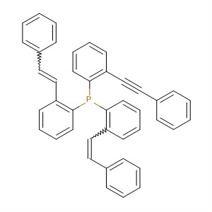 Phosphine, bis[2-(2-phenylethenyl)phenyl][2-(phenylethynyl)phenyl]-,(E,E)-