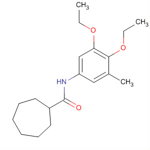 Cycloheptanecarboxamide, N-(3,4-diethoxy-5-methylphenyl)-