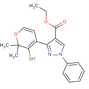 1H-Pyrazole-4-carboxylic acid,1-phenyl-3-(tetrahydro-2,2-dimethyl-2H-thiopyran-4-yl)-, ethyl ester