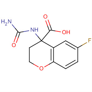 2H-1-Benzopyran-4-carboxylic acid,4-[(aminocarbonyl)amino]-6-fluoro-3,4-dihydro-