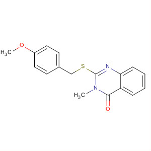 4(3H)-Quinazolinone, 2-[[(4-methoxyphenyl)methyl]thio]-3-methyl-