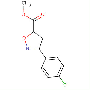 5-Isoxazolecarboxylic acid, 3-(4-chlorophenyl)-4,5-dihydro-, methylester