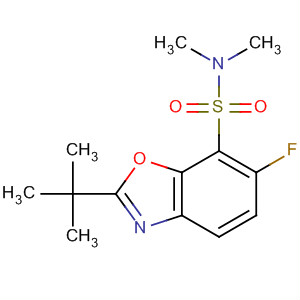 7-Benzoxazolesulfonamide, 2-(1,1-dimethylethyl)-6-fluoro-N,N-dimethyl-