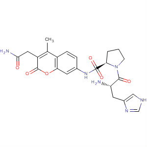 L-Prolinamide,L-histidyl-N-[3-(2-amino-2-oxoethyl)-4-methyl-2-oxo-2H-1-benzopyran-7-yl]-